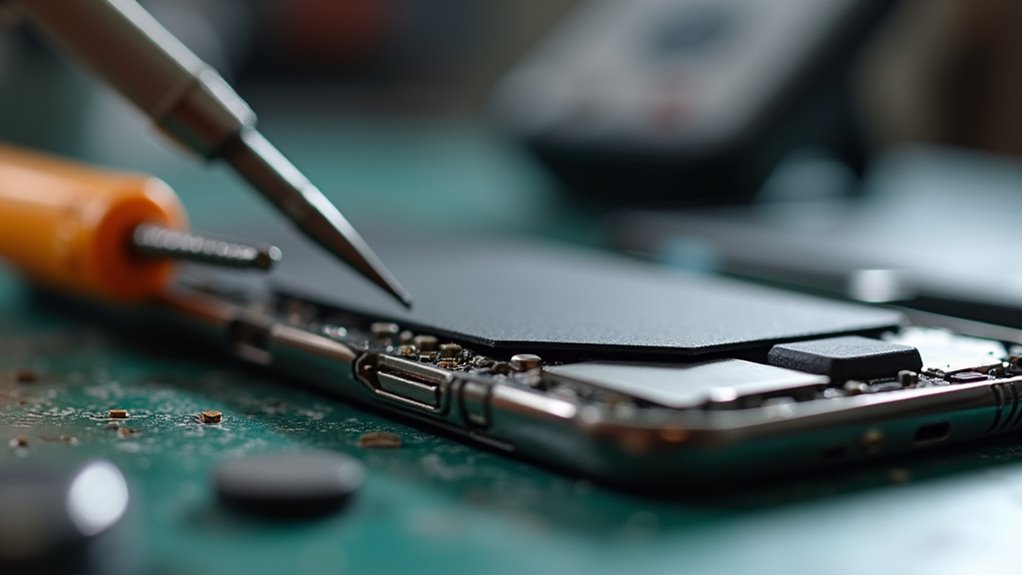 spowodowane zdeformowaną obudową iPhone'a