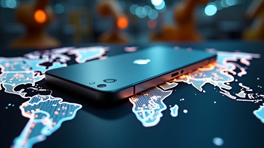globalne centra montażu końcowego iPhone'a